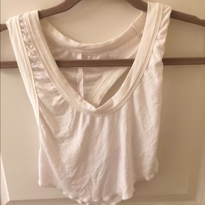 ARE YOU AM I White Tank Top